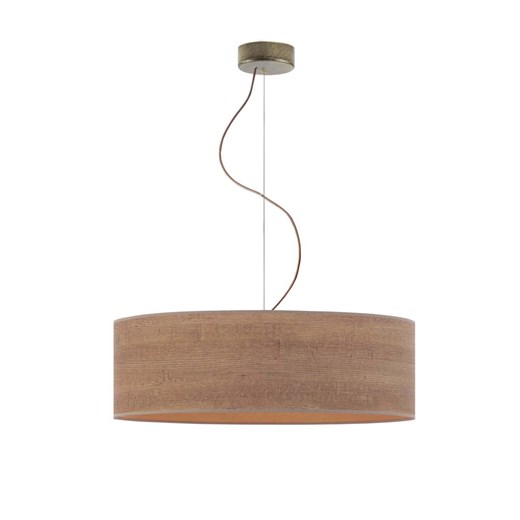 Nowoczesny żyrandol do jadalni HAJFA ECO fi - 60 cm - kolor orzechowy ze sklepu Lysne w kategorii Lampy wiszące - zdjęcie 181872752