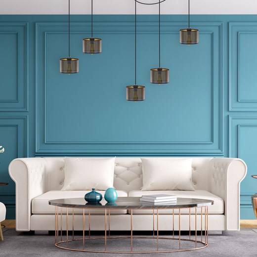Lampa wisząca pająk 5 płomienna WAIKIKI W5 AŻUR ze sklepu Lysne w kategorii Lampy wiszące - zdjęcie 181874320