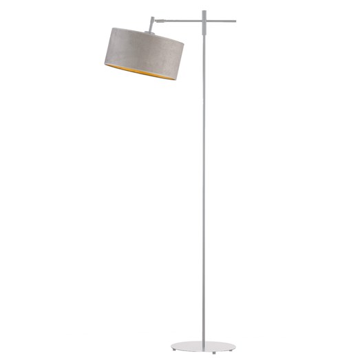 Srebrna lampa podłogowa z regulowanym ramieniem MELTON VELUR ze sklepu Lysne w kategorii Lampy podłogowe - zdjęcie 181874740