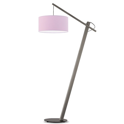 Nowoczesna lampa stojąca drewniana do pokoju dziecka TORINO na drewnianej podstawie ze sklepu Lysne w kategorii Lampy dziecięce - zdjęcie 181875244