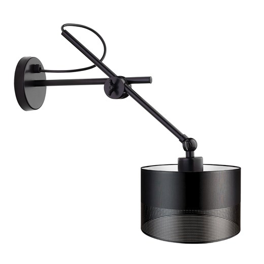 Lampa ścienna kinkiet ścienny regulowany czarny HAMILTON GLAM ze sklepu Lysne w kategorii Lampy ścienne - zdjęcie 181875263