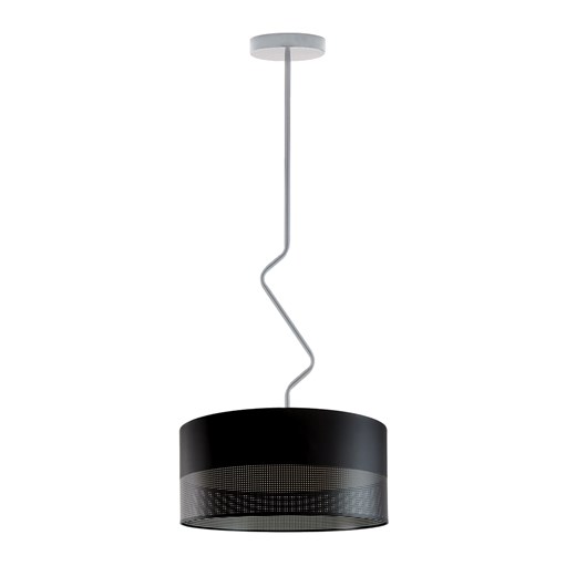 Piękna lampa sufitowa do salonu LOZANNA GLAM fi - 40 cm z ozdobnym stelażem w kształcie fali ze sklepu Lysne w kategorii Lampy sufitowe - zdjęcie 181875503