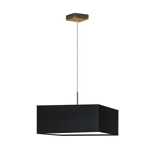 Lampa wisząca LED do kuchni kwadratowa czarna BOGOTA - kolor czarny ze sklepu Lysne w kategorii Lampy wiszące - zdjęcie 181875673