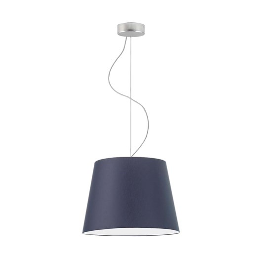 Granatowa lampa wisząca do kuchni z abażurem TUNIS - kolor granatowy ze sklepu Lysne w kategorii Lampy wiszące - zdjęcie 181876423