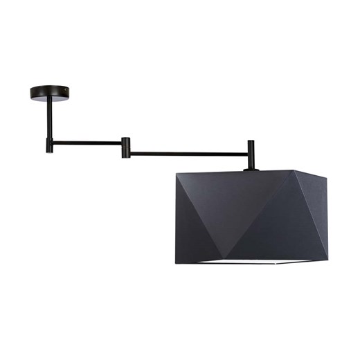 Czarna lampa sufitowa do kuchni z regulowanym ramieniem HARBIN ze sklepu Lysne w kategorii Lampy sufitowe - zdjęcie 181876880