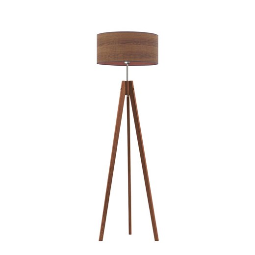 Lampa stojąca w formie statywu HAITI ECO z fornirowym kloszem ze sklepu Lysne w kategorii Lampy podłogowe - zdjęcie 181878402