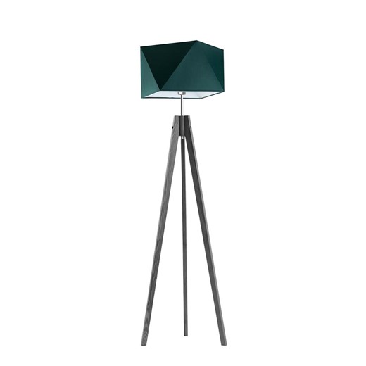 Drewniana lampa stojąca do salonu na trójnogu LAGOS ze sklepu Lysne w kategorii Lampy podłogowe - zdjęcie 181878501