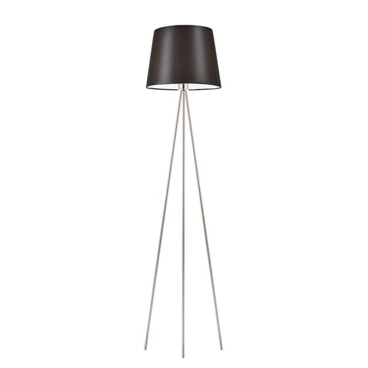 Klasyczna lampa podłogowa do sypialni RENO z brązowym abażurem ze sklepu Lysne w kategorii Lampy podłogowe - zdjęcie 181878513