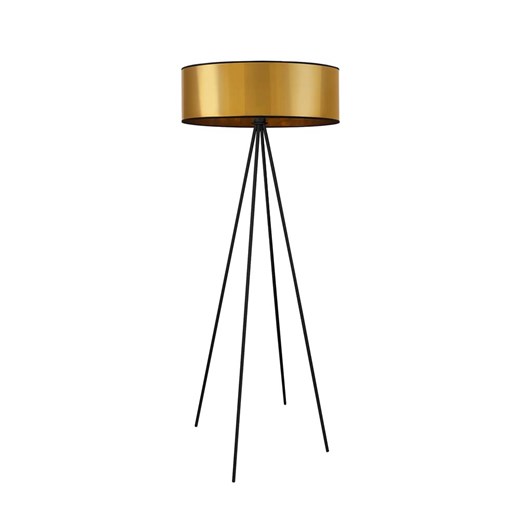 Złota lampa stojąca do sypialni w stylu loft IBIZA MIRROR ze sklepu Lysne w kategorii Lampy podłogowe - zdjęcie 181878760