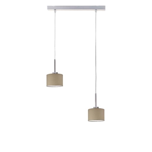 2-punktowa lampa wisząca do kuchni MONTANA z beżowymi kloszami ze sklepu Lysne w kategorii Lampy wiszące - zdjęcie 181878811