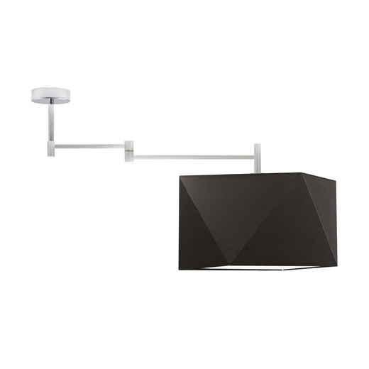 Metalowa lampa sufitowa z brązowym abażurem HARBIN ze sklepu Lysne w kategorii Lampy sufitowe - zdjęcie 181879362