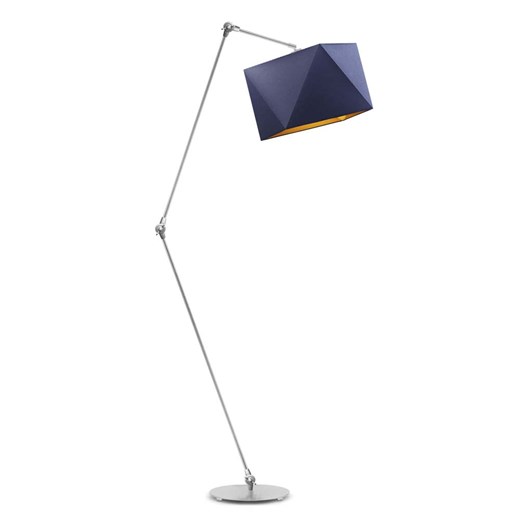 Srebra lampa podłogowa z regulowanym ramieniem OSAKA GOLD ze sklepu Lysne w kategorii Lampy podłogowe - zdjęcie 181880472