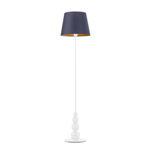 Biała lampa podłogowa do salonu LIZBONA GOLD ze sklepu Lysne w kategorii Lampy podłogowe - zdjęcie 181880523