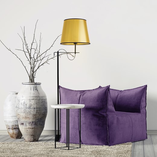 Lampa stojąca złota glamour BATA MIRROR ze sklepu Lysne w kategorii Lampy podłogowe - zdjęcie 181880562