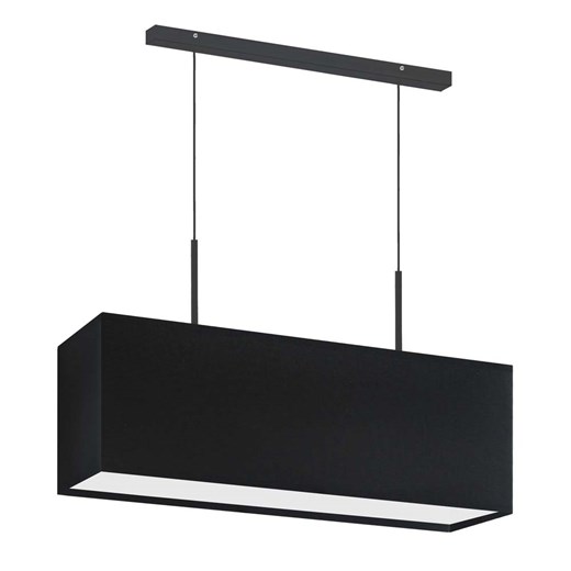 Nowoczesna czarna lampa wisząca do kuchni  MILOS z podłużnym abażurem ze sklepu Lysne w kategorii Lampy wiszące - zdjęcie 181881350