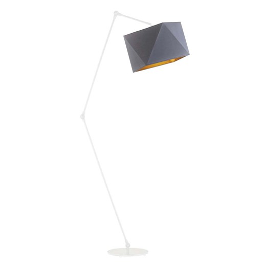 Skandynawska lampa podłogowa do salonu OSAKA GOLD ze sklepu Lysne w kategorii Lampy podłogowe - zdjęcie 181883161