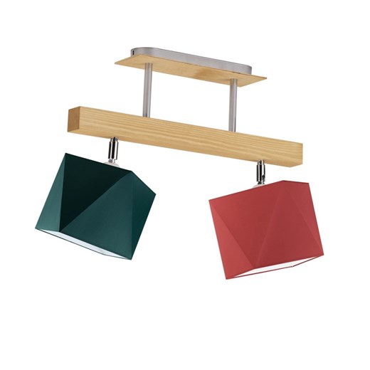 Dębowa lampa sufitowa z ruchomymi kloszami ASTIR ze sklepu Lysne w kategorii Lampy wiszące - zdjęcie 181883630