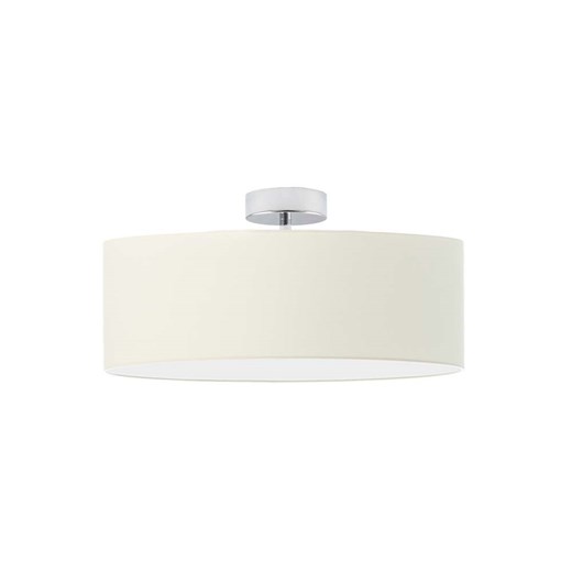 Lampa sufitowa z abażurem w kolorze kremowym WENECJA fi - 50 cm - kolor ecru ze sklepu Lysne w kategorii Lampy sufitowe - zdjęcie 181884644