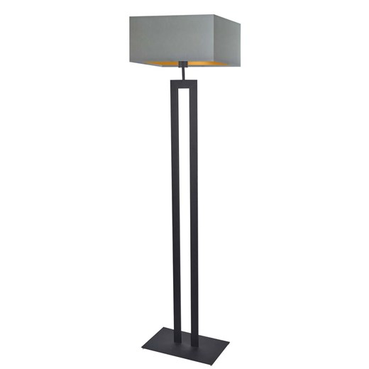 Srebrna lampa podłogowa do sypialni w stylu skandynawskim TORONTO GOLD ze sklepu Lysne w kategorii Lampy podłogowe - zdjęcie 181885340