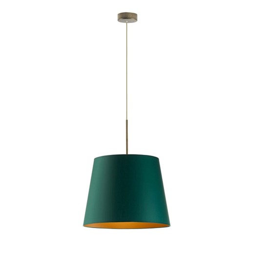 Nowoczesna lampa wisząca do kuchni nad stół SARI GOLD z abażurem w kolorze zieleni butelkowej ze sklepu Lysne w kategorii Lampy wiszące - zdjęcie 181885430