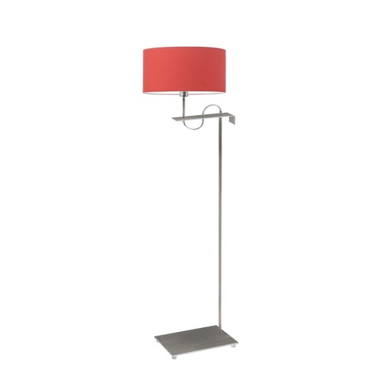 Srebrna lampa stojąca do salonu w stylu glamour KAMERUN ze sklepu Lysne w kategorii Lampy podłogowe - zdjęcie 181885684