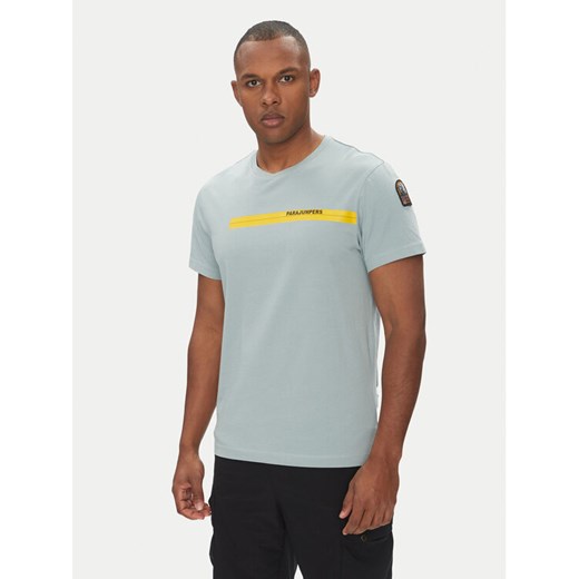 Parajumpers T-Shirt Tape 25SMPMTSIT01 Niebieski Regular Fit ze sklepu MODIVO w kategorii T-shirty męskie - zdjęcie 181886362