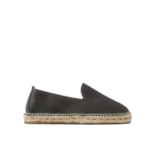 Manebi Espadryle Suede Flat Espadrilles W 1.0 C0 Szary ze sklepu MODIVO w kategorii Espadryle męskie - zdjęcie 181886732