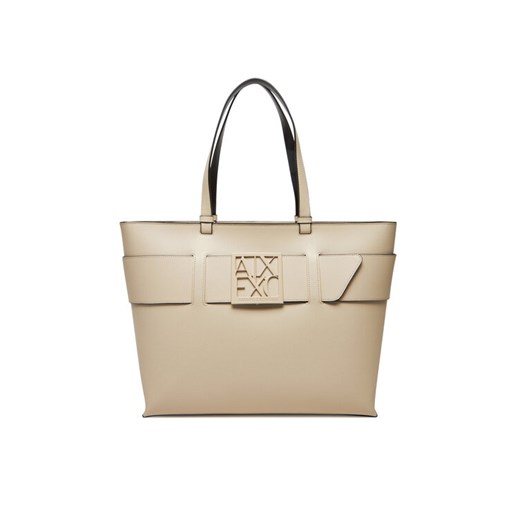 Armani Exchange Torebka 949127 0A874 U1092 Beżowy ze sklepu MODIVO w kategorii Torby Shopper bag - zdjęcie 181886852