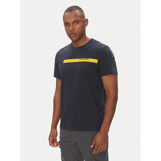 Parajumpers T-Shirt Tape 25SMPMTSIT01 Granatowy Regular Fit ze sklepu MODIVO w kategorii T-shirty męskie - zdjęcie 181887272
