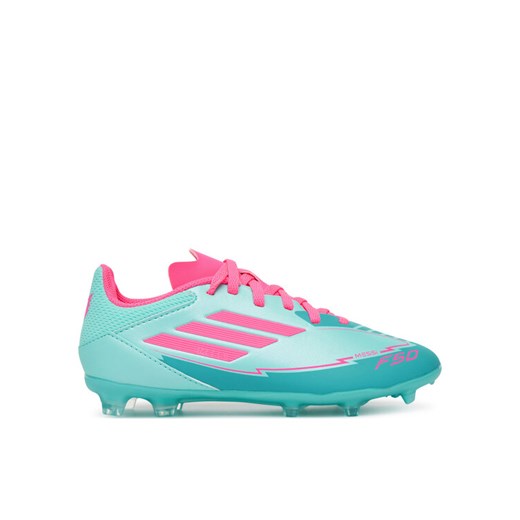adidas Buty do piłki nożnej F50 League Messi Firm/Multi-Ground IH0931 Turkusowy ze sklepu MODIVO w kategorii Buty sportowe dziecięce - zdjęcie 181887503