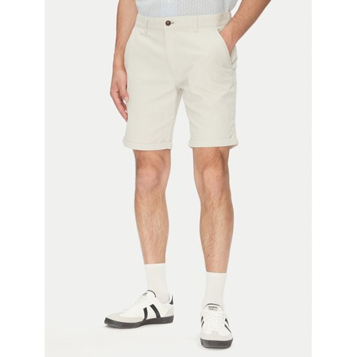 Jack&Jones Szorty materiałowe Fury 12206889 Beżowy Regular Fit ze sklepu MODIVO w kategorii Spodenki męskie - zdjęcie 181887612