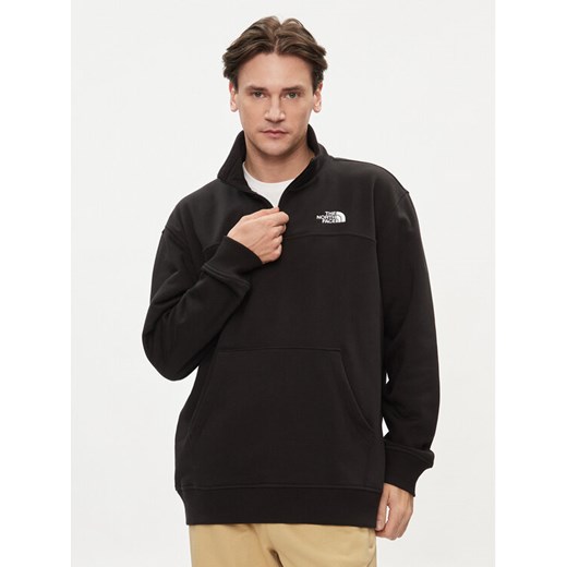 The North Face Bluza Essential NF0A87FC Czarny Relaxed Fit The North Face M MODIVO
