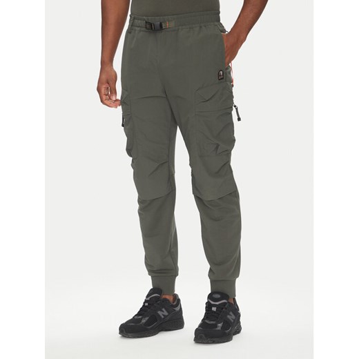 Parajumpers Joggery Osage 25SMPMPARE04 Zielony Regular Fit ze sklepu MODIVO w kategorii Spodnie męskie - zdjęcie 181887761