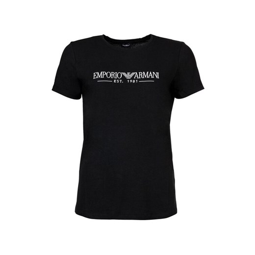 Emporio Armani Underwear T-Shirt EW000408 AF10881 UC001 Czarny Regular Fit ze sklepu MODIVO w kategorii Bluzki damskie - zdjęcie 181888313