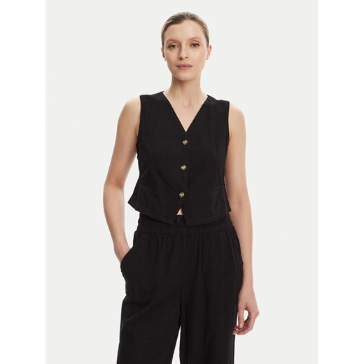 Vero Moda Kamizelka garniturowa Caia 10333795 Czarny Regular Fit ze sklepu MODIVO w kategorii Kamizelki damskie - zdjęcie 181888363
