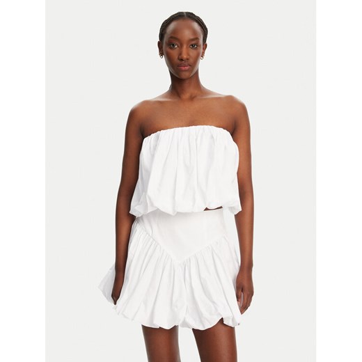 BARDOT Top Lissett Poplin 59795TB Biały Relaxed Fit ze sklepu MODIVO w kategorii Bluzki damskie - zdjęcie 181888501