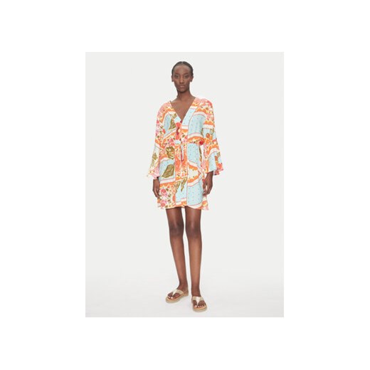 Maaji Sukienka plażowa Floral Groove Joy PT2472CPO010 Kolorowy Relaxed Fit Maaji S MODIVO
