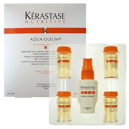 Kerastase Nutritive Aqua Oleum Nutri Huile2 4x12ml 48ml W Odżywka do włosów Do włosów suchych i wrażliwych perfumy-perfumeria-pl odżywki