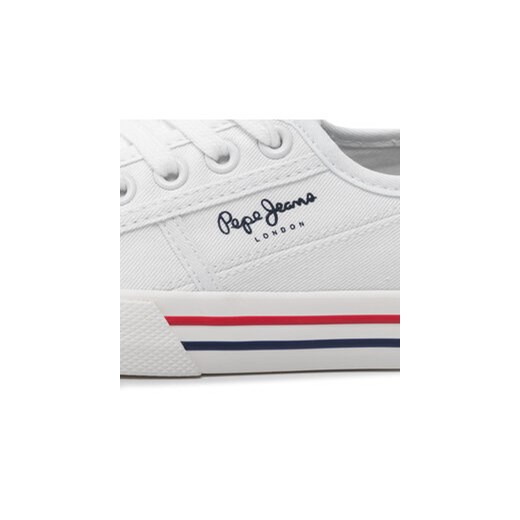 Pepe Jeans Tenisówki Brady W Basic PLS31287 Biały Pepe Jeans 40 MODIVO