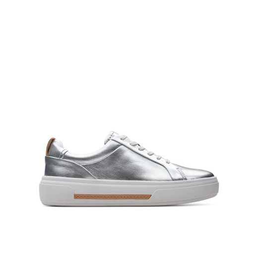 Sneakersy Clarks Hollyhock Walk 26176310 Srebrny Clarks 39 eobuwie.pl