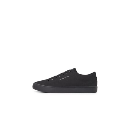 Tenisówki Tommy Hilfiger Th Hi Vulc Low Canvas FM0FM04882 Czarny Tommy Hilfiger 41 eobuwie.pl