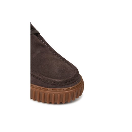 Półbuty Clarks Torhill Lo 26181386 Brązowy Clarks 44_5 eobuwie.pl