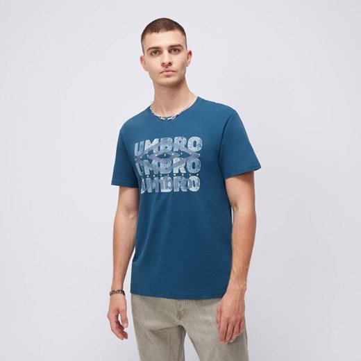 umbro t-shirt ess double logo ul125tsm04002 ze sklepu 50style.pl w kategorii T-shirty męskie - zdjęcie 181907114