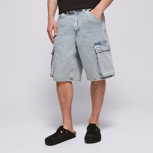 LEVI&#039;S SZORTY 478 BAGGY CARGO SHORTS LIGHT INDIGO - WORN IN ze sklepu Sizeer w kategorii Spodenki męskie - zdjęcie 181907671