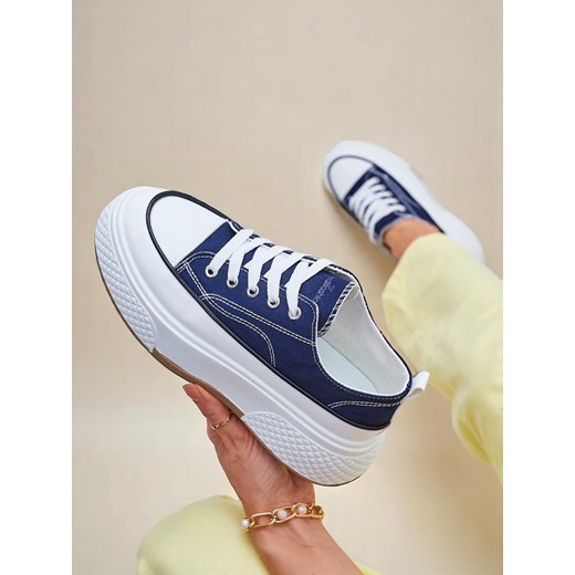 Royalfashion Trampki damskie na platformie Beemes ze sklepu royalfashion.pl w kategorii Trampki damskie - zdjęcie 181909000