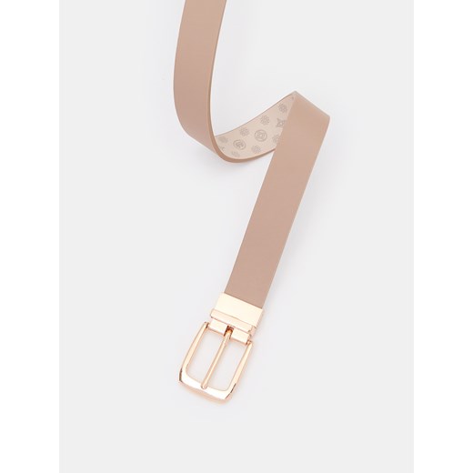 Mohito - Pasek dwustronny - beżowy Mohito S Mohito