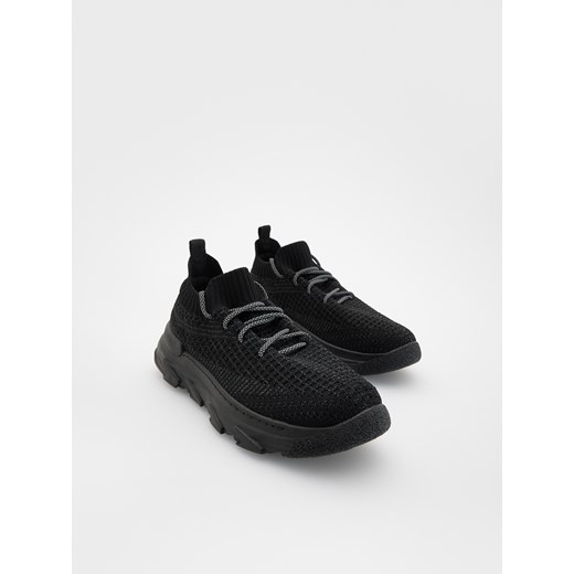 Reserved - Sportowe sneakersy - czarny Reserved 43 Reserved