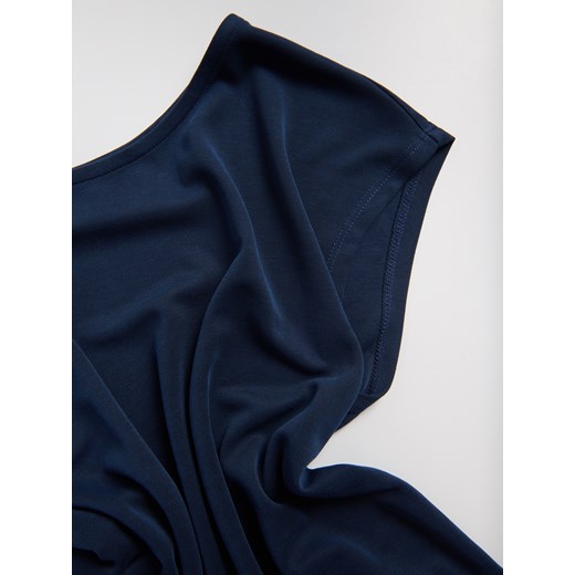 Reserved - Top z modalem - granatowy Reserved XL Reserved