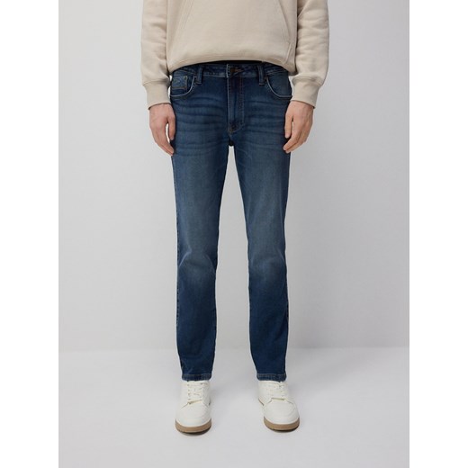 Reserved - Jeansy slim fit - niebieski ze sklepu Reserved w kategorii Jeansy męskie - zdjęcie 181914991
