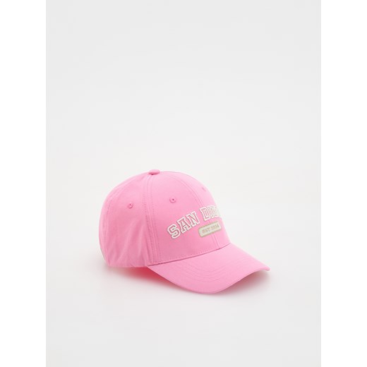 Reserved - Czapka z daszkiem - różowy Reserved 9-13 lat Reserved